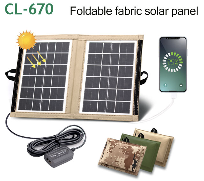 Сонячна панель з usb виходом CL 670/ 8416 (90)