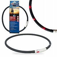 Trixie TX-12649 нашийник (USB) світловий для собак 70 см/ø 10 мм, 3,5 години