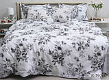 Полуторний комплект постільної білизни з ранфорсу ТМ TAG 1,5-спальн. з компаньоном R-T9276, фото 3
