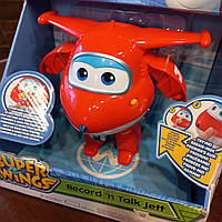 Игрушка Super Wings Jett Супер крылья с записью голоса и звуками YW711410