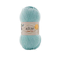 Alize HAPPY KIDS (Алізе Хеппі Кідс) №579 блакитний (Пряжа вовна з бамбуком, нитки для в'язання)