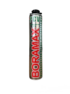 Піна професійна Boramax 750мл з низьким вторинним розширенням однокомпонентна для герметизації ПВХ профілей