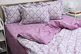 Полуторний комплект постільної білизни з ранфорсу ТМ TAG 1,5-спальн. з компаньоном R-T9277, фото 3
