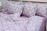 Полуторний комплект постільної білизни з ранфорсу ТМ TAG 1,5-спальн. з компаньоном R-T9277, фото 6