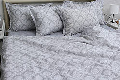 Сімейний комплект постільної білизни ТМ TAG з турецького Ранфорсу, бавовна з компаньоном  R-T9279