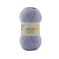 Alize HAPPY KIDS (Хеппи Кидс) № 257 серый (Пряжа акрил с шерстью и бамбуком, нитки для вязания)