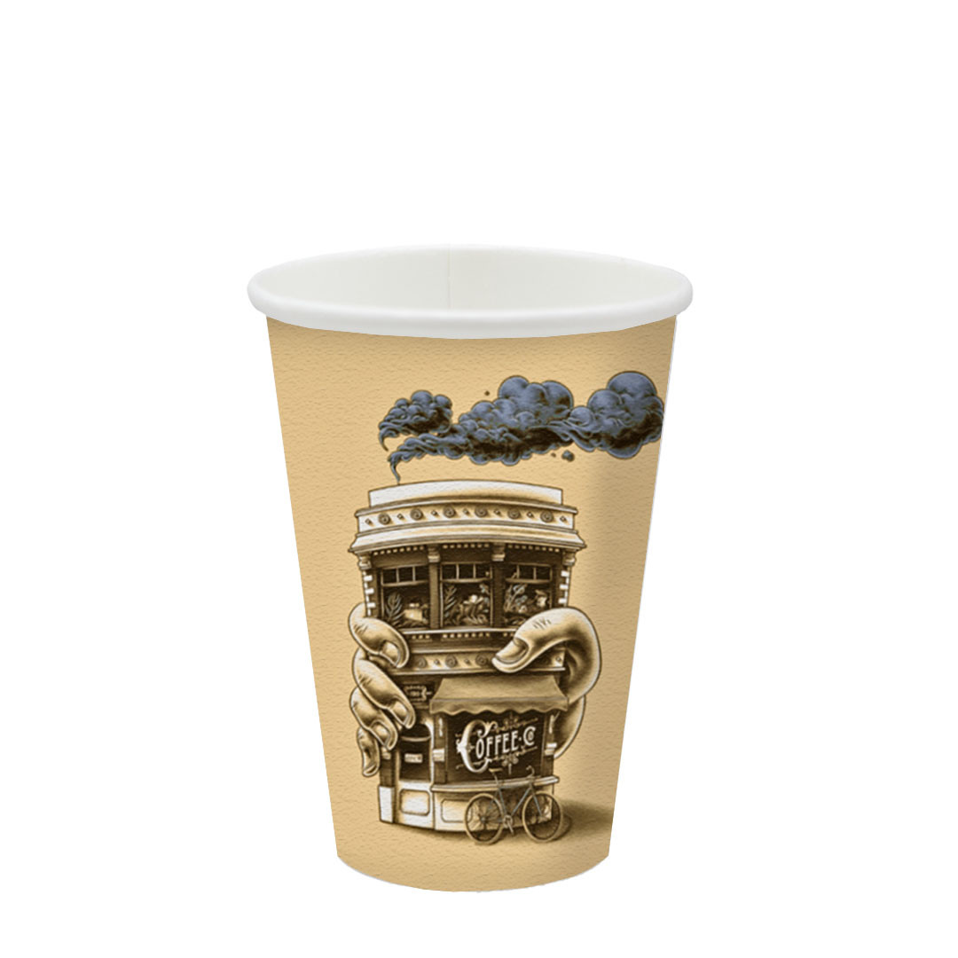 Стакан паперовий "Чашка кава" 250 мл 50 шт./пач.