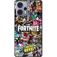 Силіконовий чохол бампер для Motorola Moto G13 з картинкою Fortnite Фортнайт
