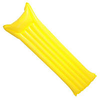 Надувной одноместный матрас пляжный (Желтый) «D-s»