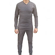 Термобілизна люкс Term сірий унісекс мікрофліс, фото 2