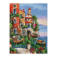 Алмазная мозаика "На причале" Rainbow Art EJ1379, 40х30 см, Land of Toys