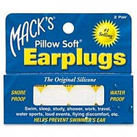 Беруши MACK`S Pillow Soft силиконовые белые для взрослых 2 пары