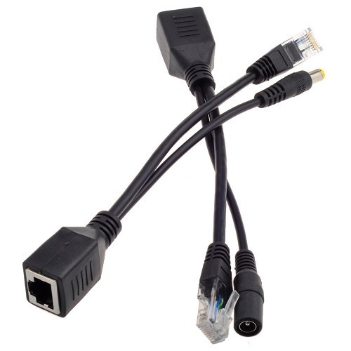 2x Сплиттер PoE для CCTV камер Ethernet 5.5x2.1 PZZ - фото 1 - id-p1997808032