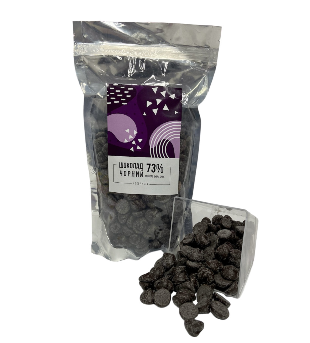 Шоколад чорний Trinidad Extra Dark 73% Zeelandia 1 кг