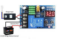 Контроллер заряда аккумуляторной батареи XH-M604 с индикатором