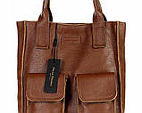 Сумка-шоппер Marco Mazzini з натуральної шкіри, фото 5