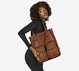 Сумка-шоппер Marco Mazzini з натуральної шкіри, фото 8