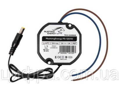 Блок живлення Mustang Energy PS-1201W, 12V/1A/IP67