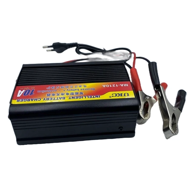 Зарядний пристрій для (АКБ) акумуляторів UKC Battery Charger 10A MA-1210A Black