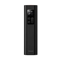 Автомобільний насос від акумулятора Baseus CRCQ000001 Black N, фото 3