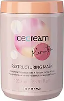 Маска восстанавливающая з кератином Inebrya Keratin Restructuring Mask with Keratin NEW, 1000 мл