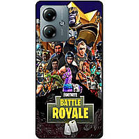 Силиконовый чехол бампер для Motorola Moto G14 с рисунком Фортнайт Fortnite