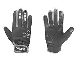 Зимові вітрозахисні рукавички Pleasure 20, чорний/сірий, S