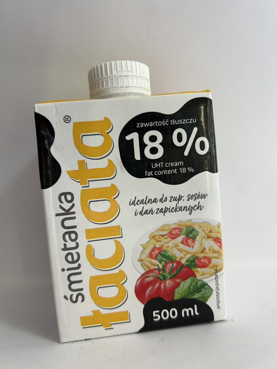 Сливки laciata 18% 500 ml Продукт высочайшего качества из лучшего польского молока - фото 1 - id-p1997839115