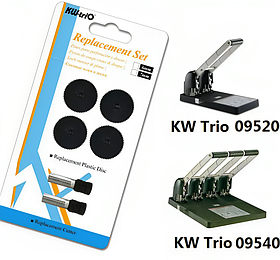 Набір змінних ножів та марзанів для діркопробивача KW-trio 09520, 09540