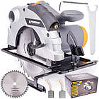 Дискова пилка, циркулярка Powermat ( 2250Вт / 5000об.хв / Кут нахилу 45 ° / 185мм )