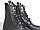Черевики жіночі чорні шкіряні на байці на платформі COSMO Shoes Queen Black Leather, фото 8