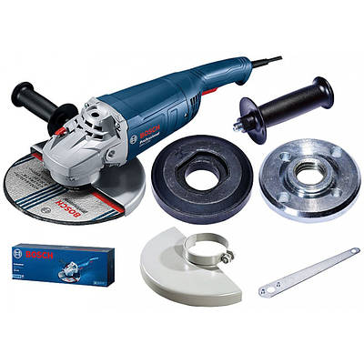 Кутова шліфувальна машина (болгарка) BOSCH GWS 2200 ( 230мм / 2200Вт / 6600 об / хв )