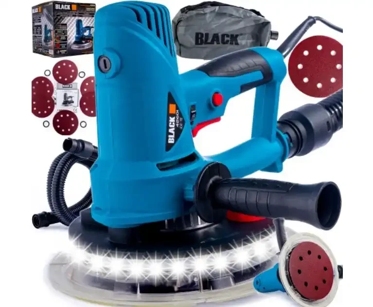 Шліфувальна машина для стін та стель LED PAPER з підсвічуванням ( 180мм / 2200Вт / 2500 об / хв ), фото 1