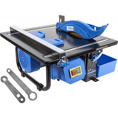 Плиткоріз GUDE ( 2000Вт / 2950 об.хв / диск 180мм / кут різання 45 ° / можливість мокрого різання )