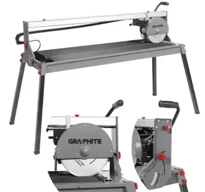 Плиткоріз GRAPHITE ( довжина різу 120 см / 2950 об / хв / 1500Вт / Гарантія 12м )