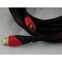 Кабель Hdmi to Hdmi 5м 1080p усиленный в обмотке PZZ