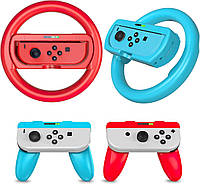 Комплект игровых аксессуаров JYS для Nintendo switch (синий, красный)