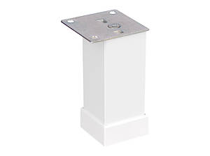 Опора Ozkardesler квадратна з регулюванням 40*40 Н=100 Білий глянець