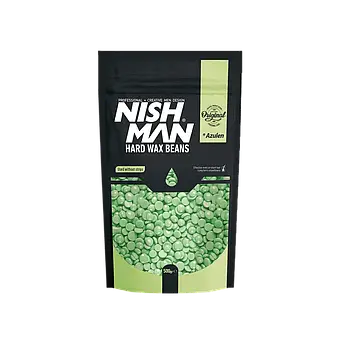 Віск для депіляції у гранулах Nishman Professional Hard Wax Beans Green 500г