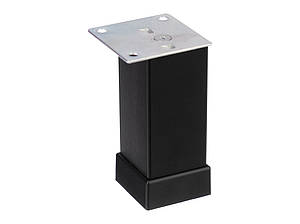 Опора Ozkardesler квадратна з регулюванням 40*40 Н=100 Чорний матовий