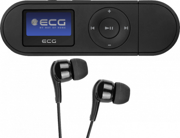 MP3 плеер ECG PMP-20-4GB-Black черный - фото 1 - id-p1997851905