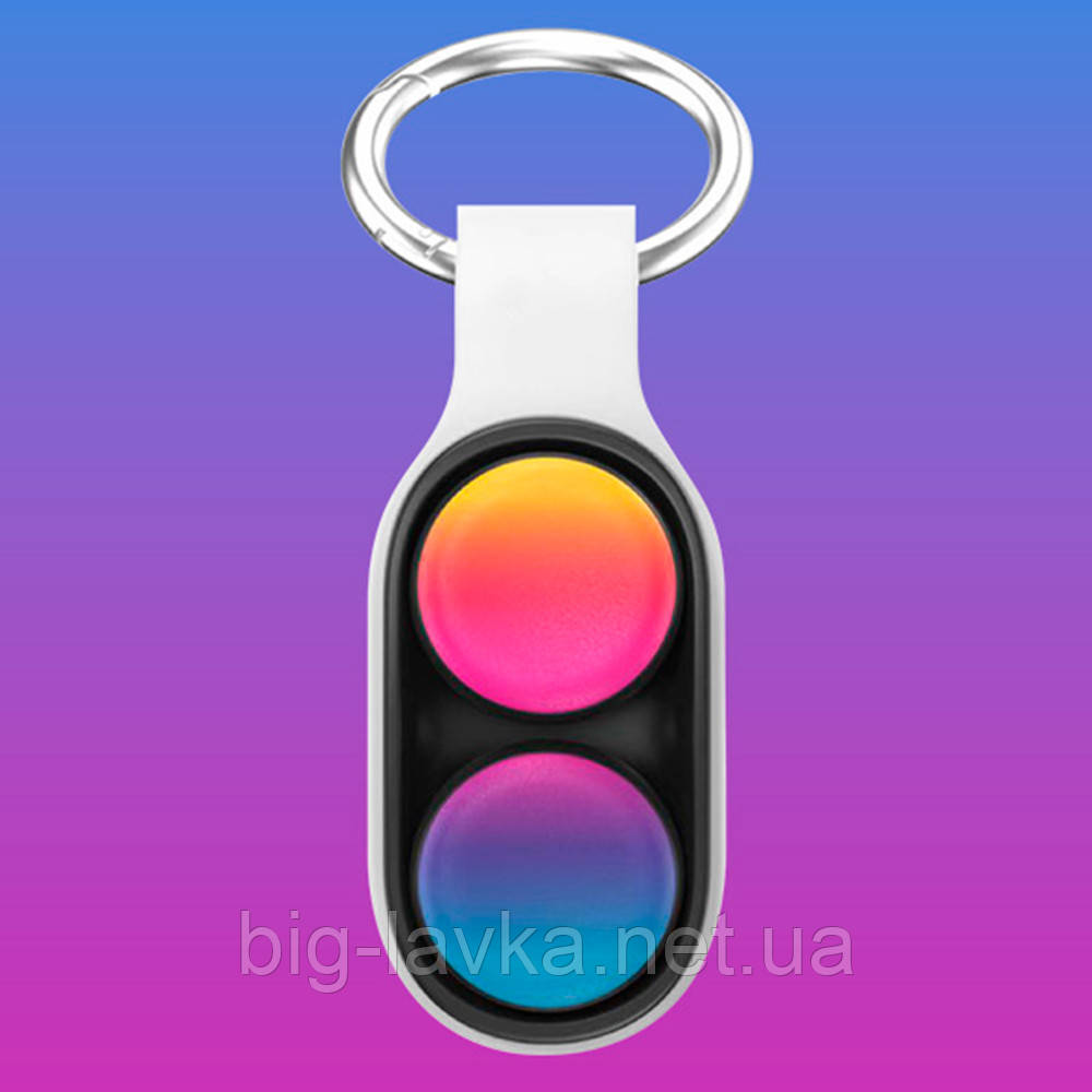 Розвиваюча іграшка антистрес Pop Puck Fidget Білий
