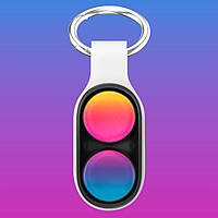 Розвиваюча іграшка антистрес Pop Puck Fidget  Білий