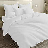 Семейное постельное белье KrisPol, бязь Lux на резинке 14111-4, белый