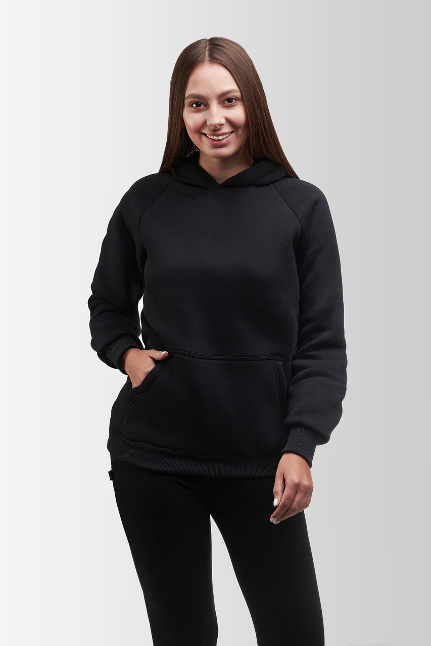 Худі Утеплений Vsetex Warm Чорний S