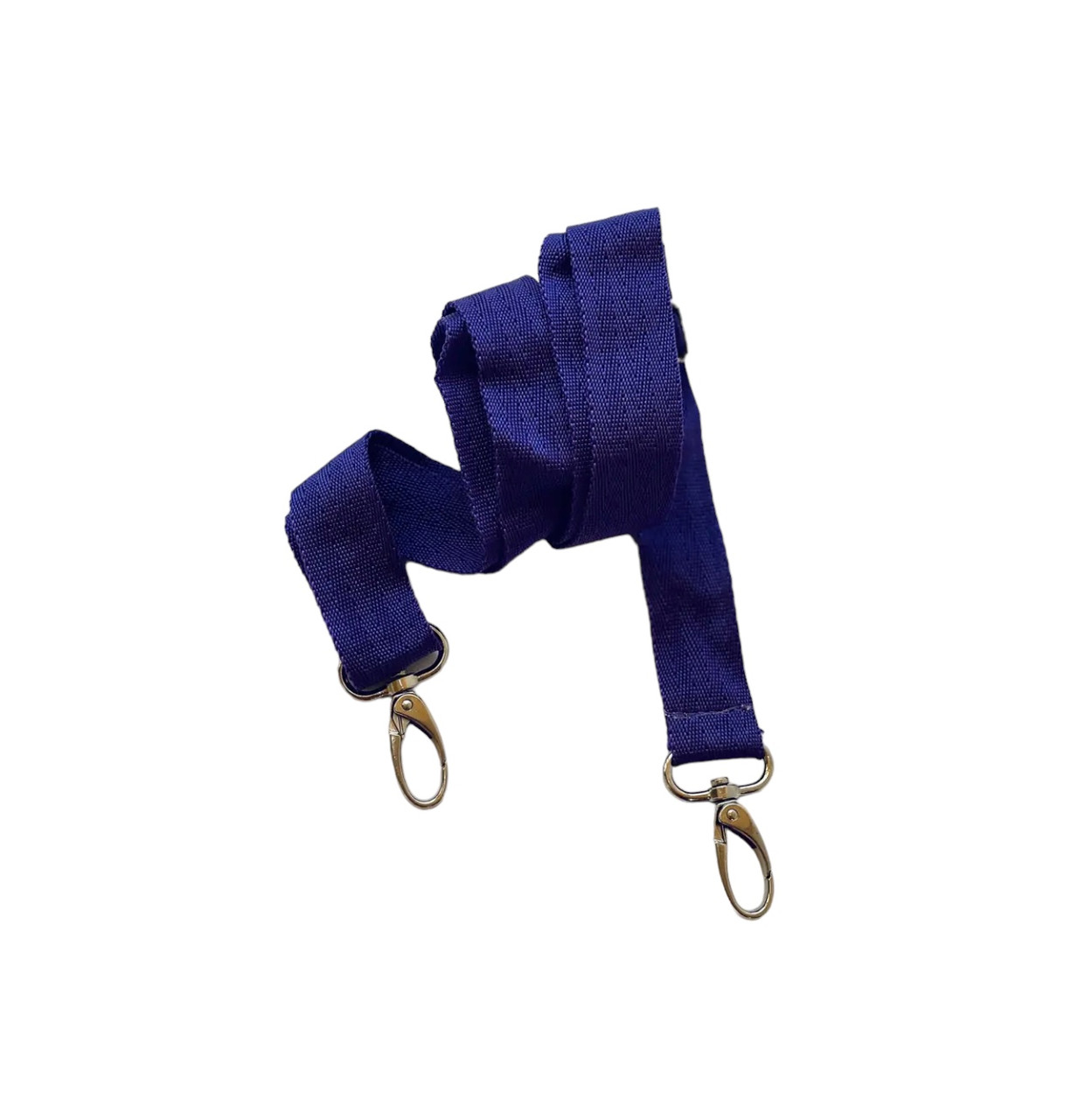 Плечовий ремінь знімний декоративний на сумку синій 25 см