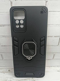 Чохол для Xiaomi Redmi Note 12 Pro 4G накладка бампер протиударний із підставкою чорний