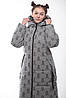 Дитячий пуховик зимовий для дівчинки світловідбивайка розмір 140-158, фото 9