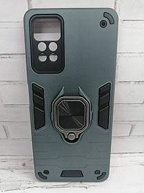 Чохол для Xiaomi Redmi Note 12 Pro 4G накладка бампер протиударний із підставкою зелений