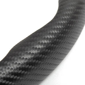 Накладка чохол на кермо універсальна Хвиля-1 Карбон 3D Чорний, фото 2